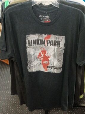 Men's Black Linkin Park 'Hybrid Theory' Graphic Tee